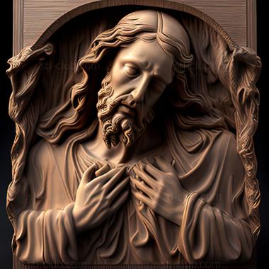 3D model st jesus (STL)